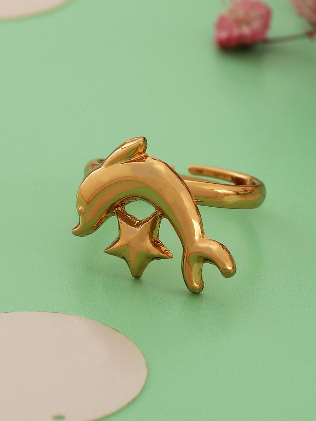 

IGP Trendy Dolphin Ring, Gold