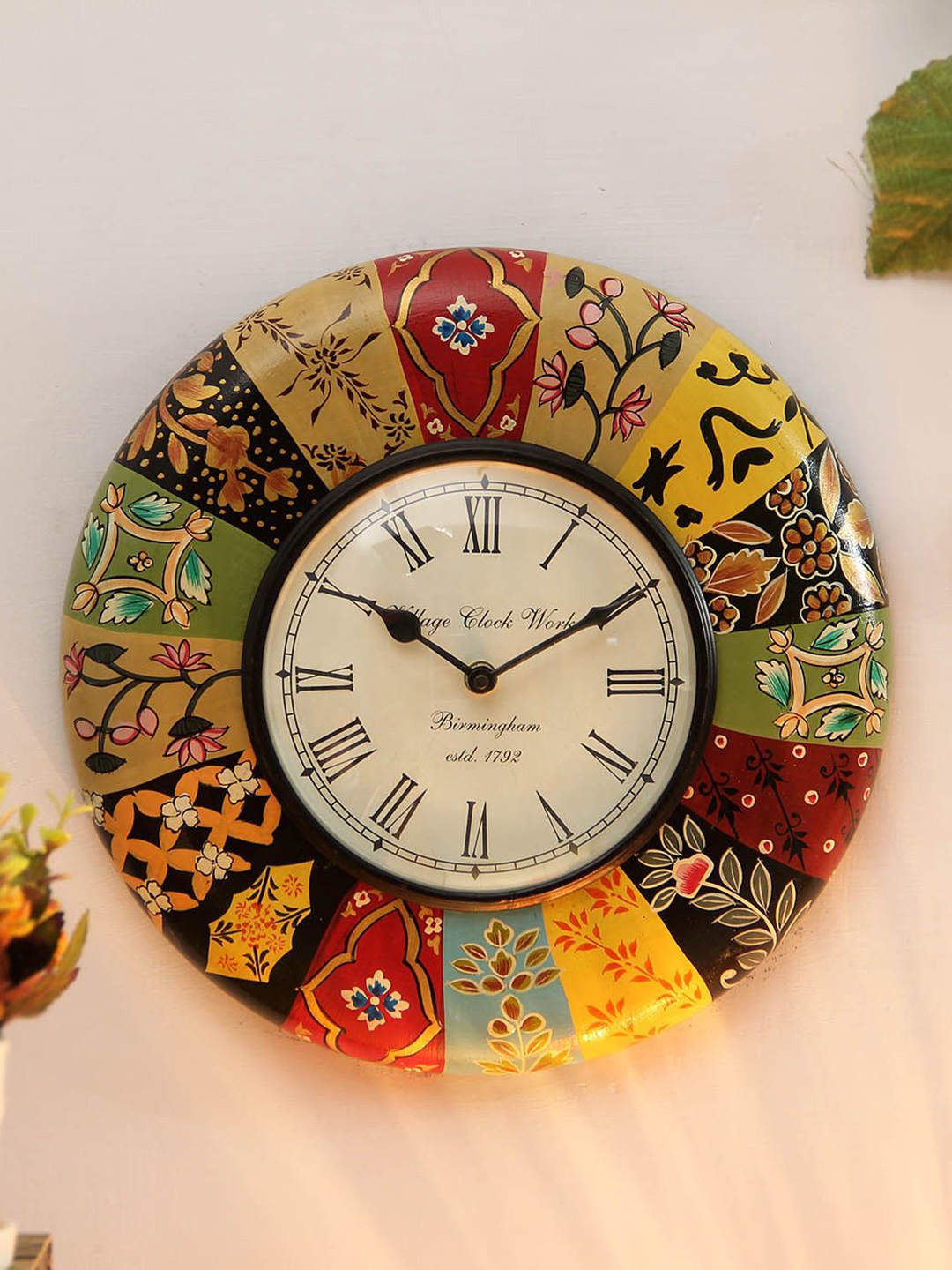 

IGP Yellow & Green Printed Wall Clock