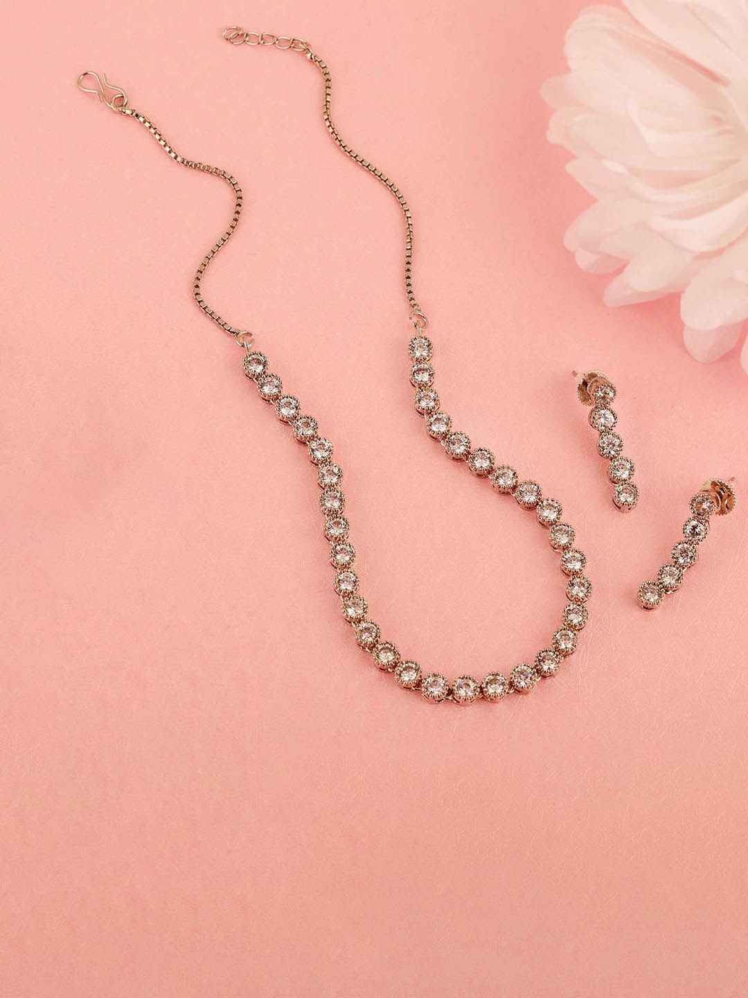 

IGP Women Gold-Plated CZ-Studded Jewellery Set