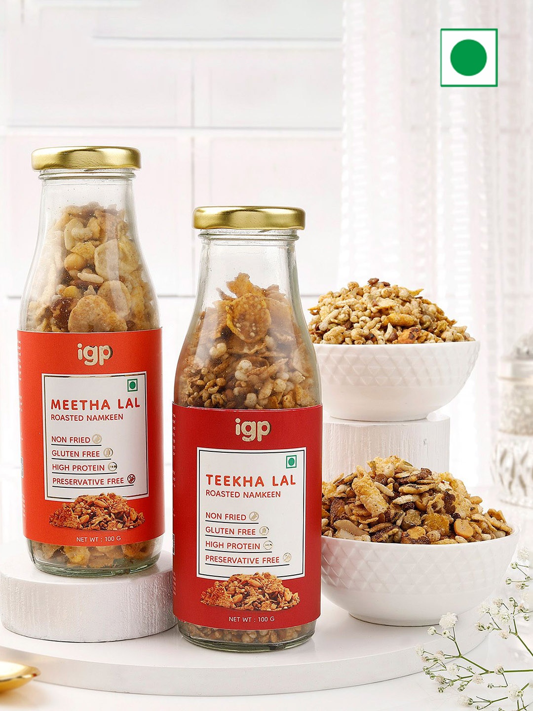 

IGP Unisex Savoury Flavours Namkeen Gift, Brown