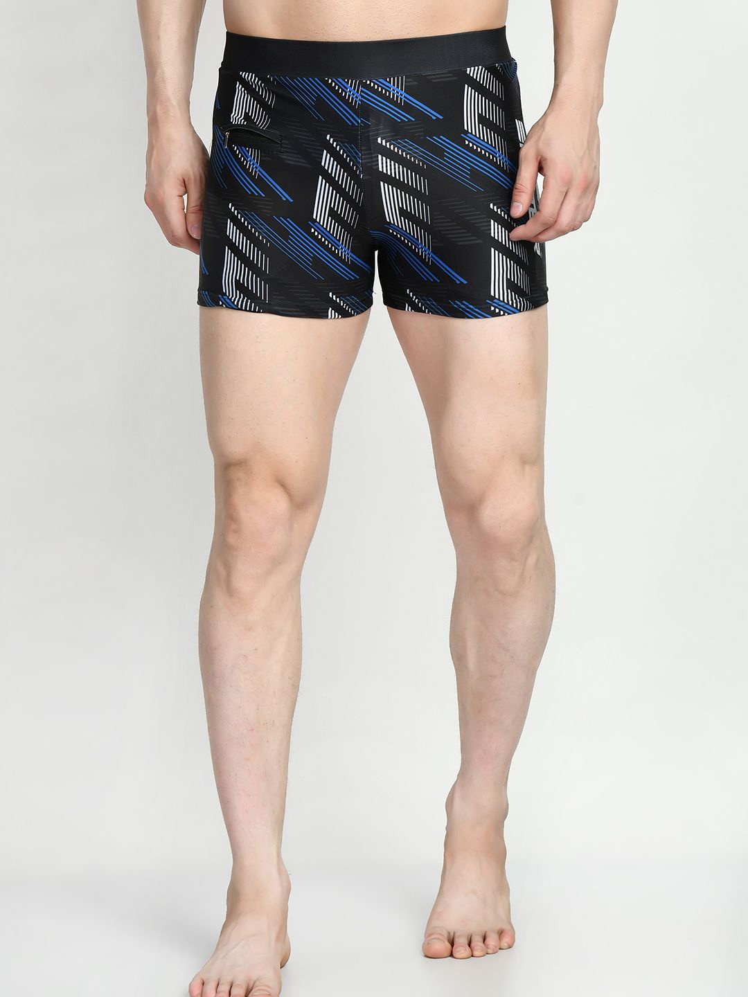 

JMT Wear Men Printed Swim Bottoms, Black