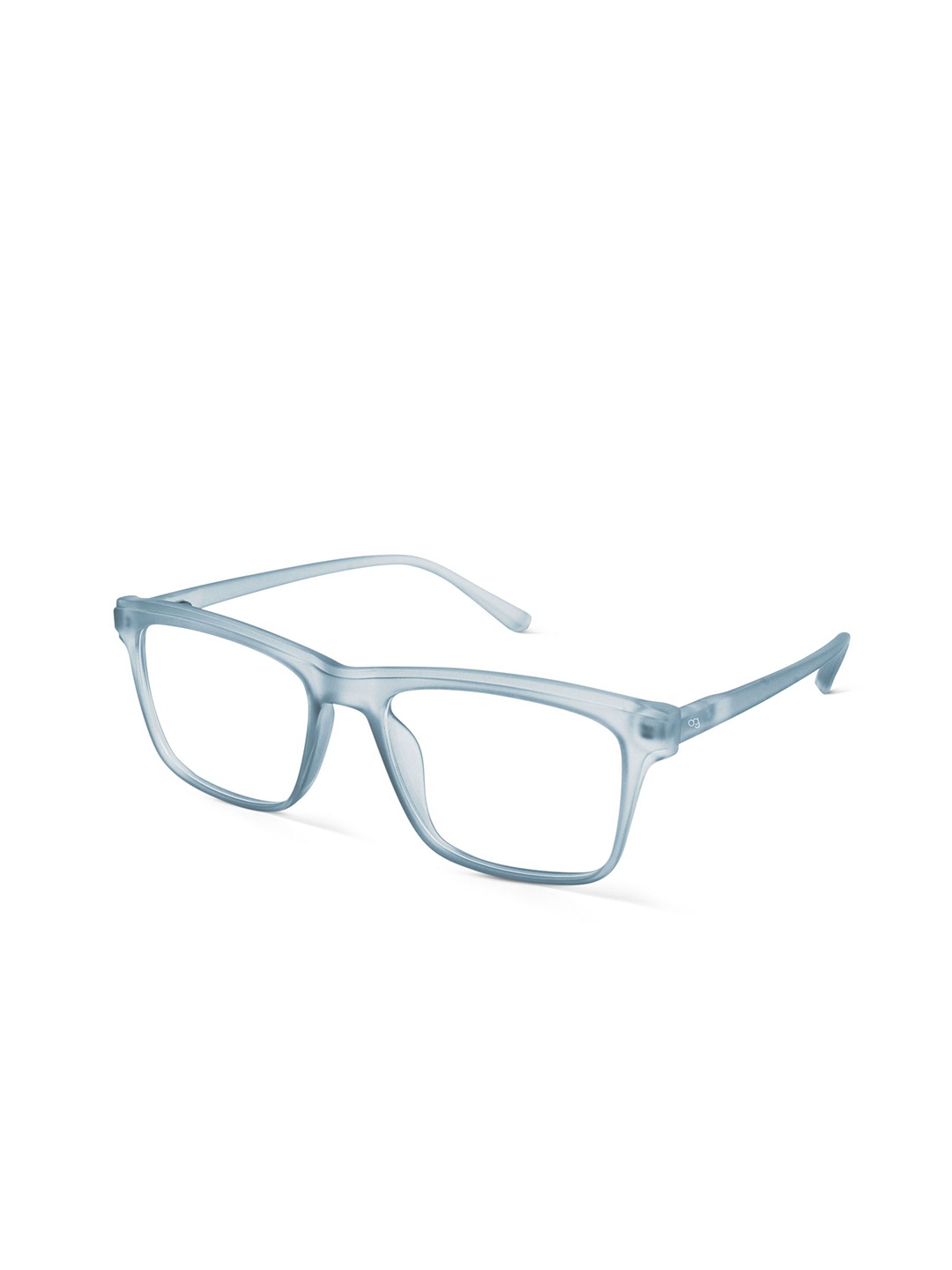 

Woggles Airy Azure Unisex Full Rim Rectangle Frames, Blue