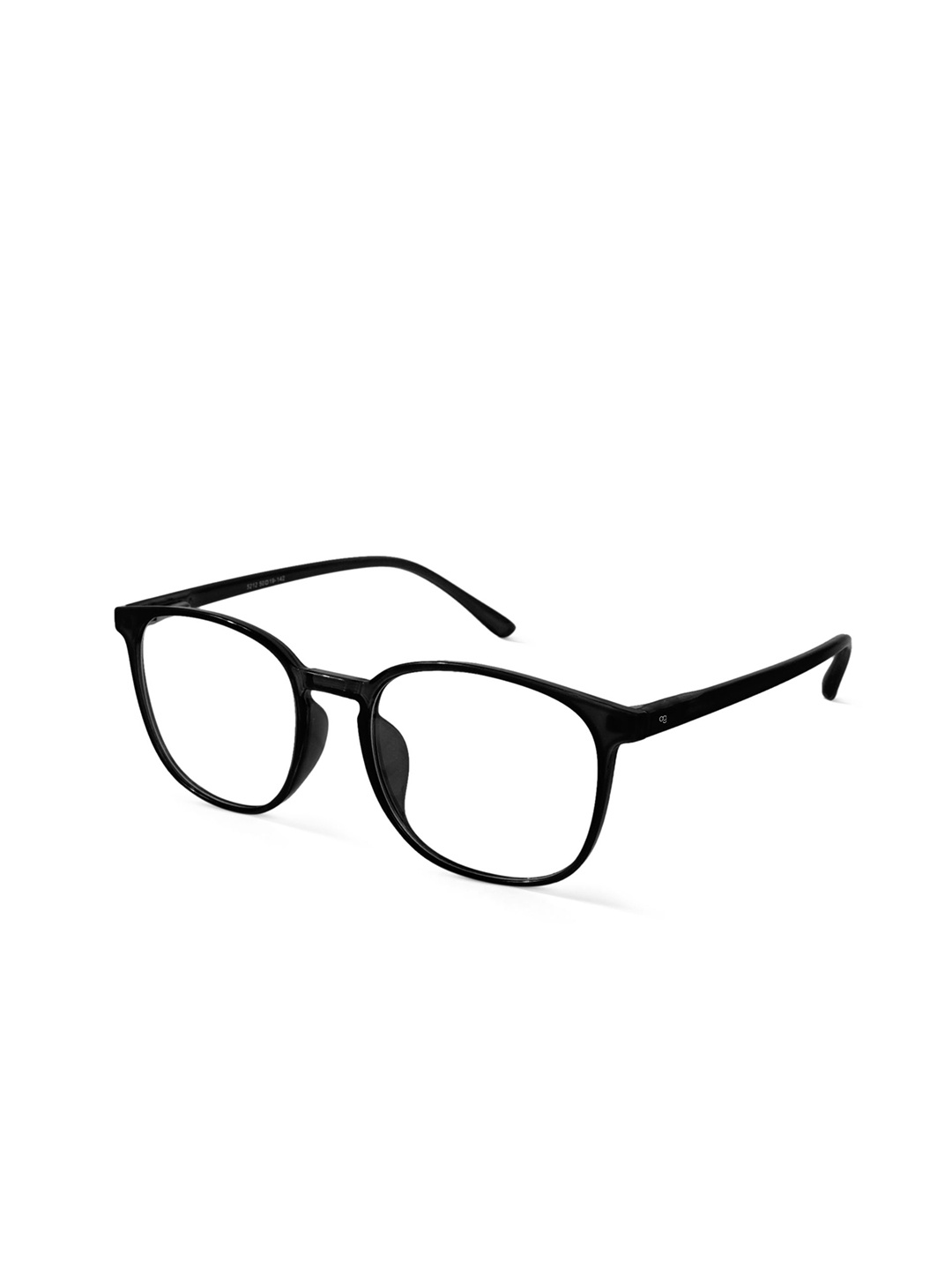 

Woggles Unisex Full Rim Square Frames, Black