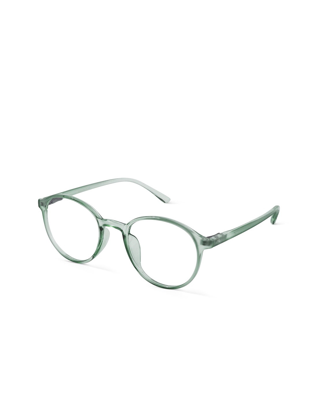 

Woggles Analog Prism Unisex Full Rim Round Frames, Green