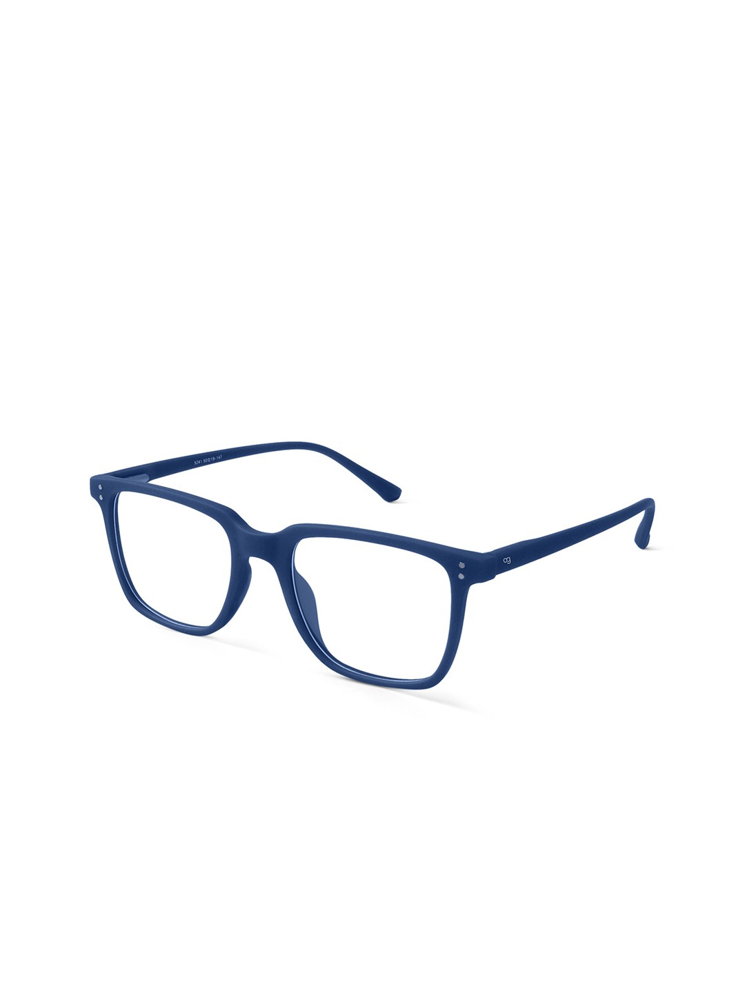 

Woggles Unisex Full Rim Square Frames, Blue