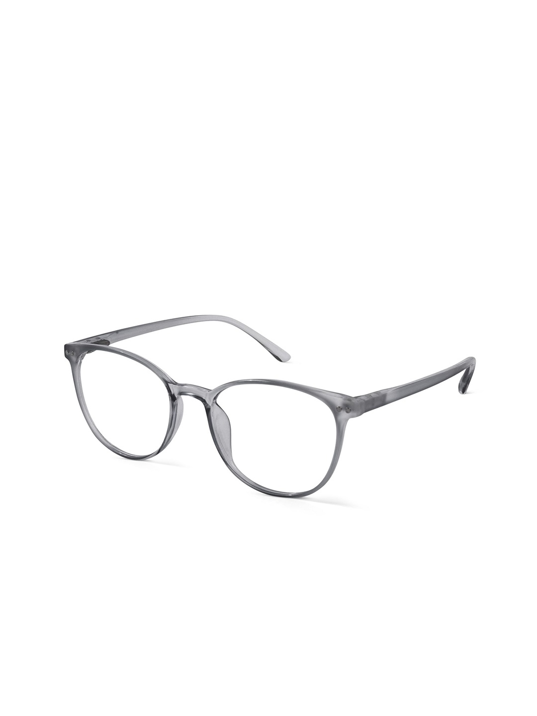 

Woggles Gloaming Globes Women Full Rim Round Frames, Grey