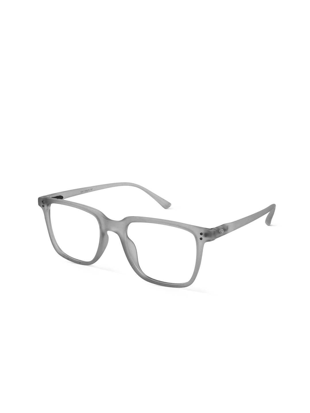 

Woggles Unisex Full Rim Square Frames, Grey
