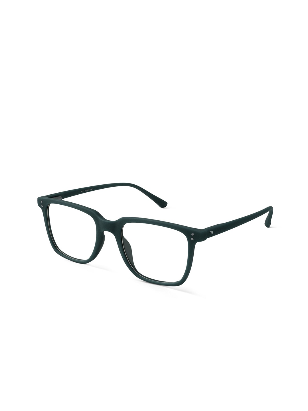 

Woggles Unisex Full Rim Square Frames, Green