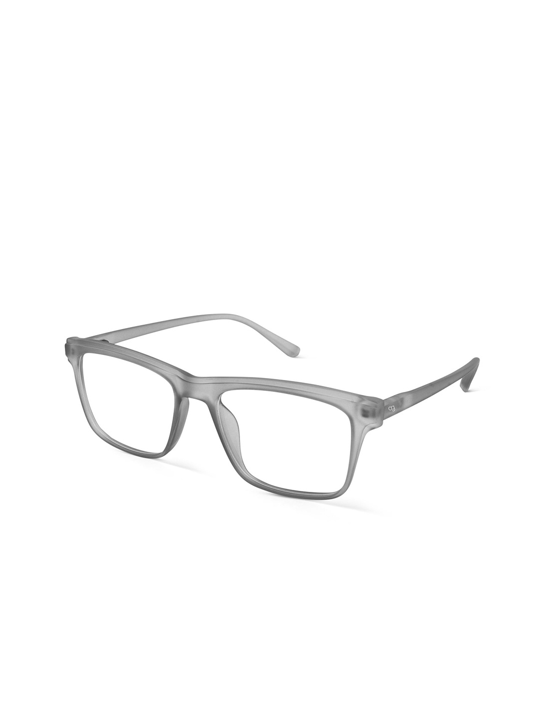 

Woggles Unisex Full Rim Rectangle Frames, Grey