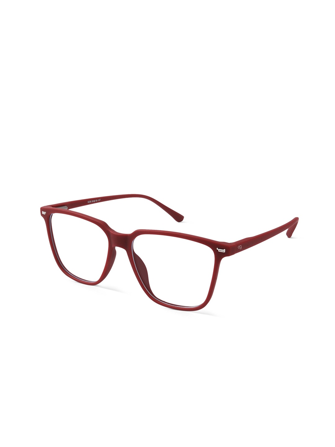 

Woggles Unisex Full Rim Wayfarer Frames, Red