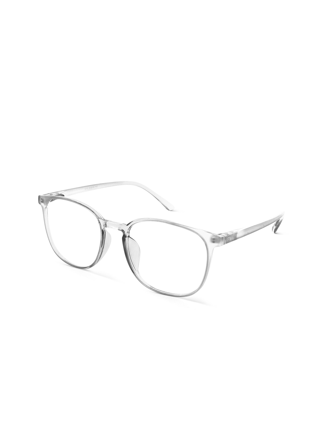 

Woggles Gamut Optics Unisex Full Rim Square Frames, Transparent