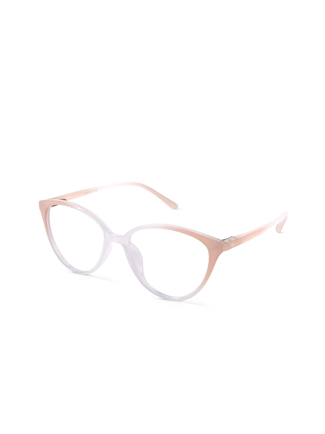 

Woggles Women Colourblocked Full Rim Cateye Frames, Pink