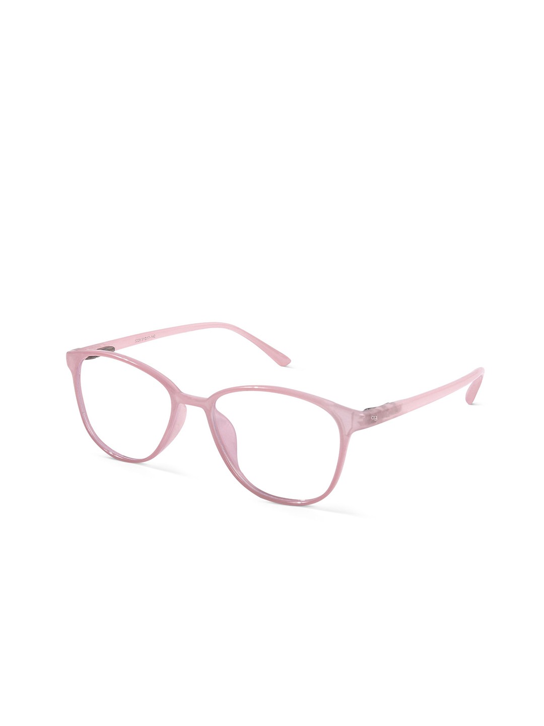 

Woggles Elixir Vision Unisex Full Rim Square Frames, Pink