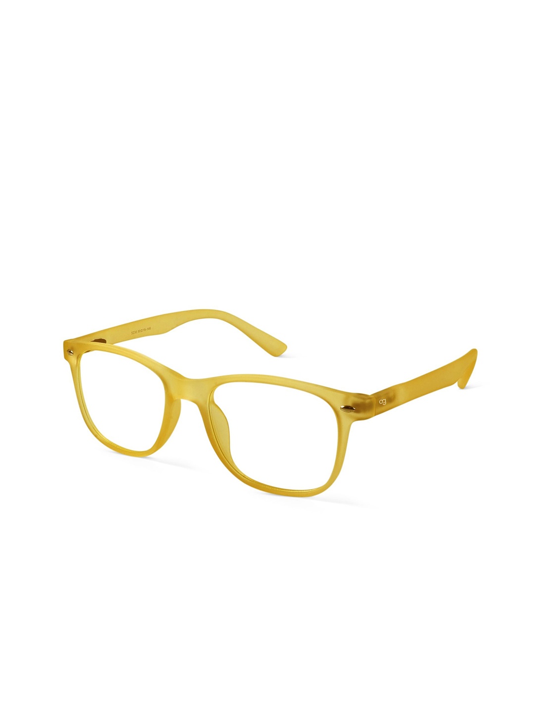 

Woggles Honeycomb Unisex Full Rim Wayfarer Frames, Yellow