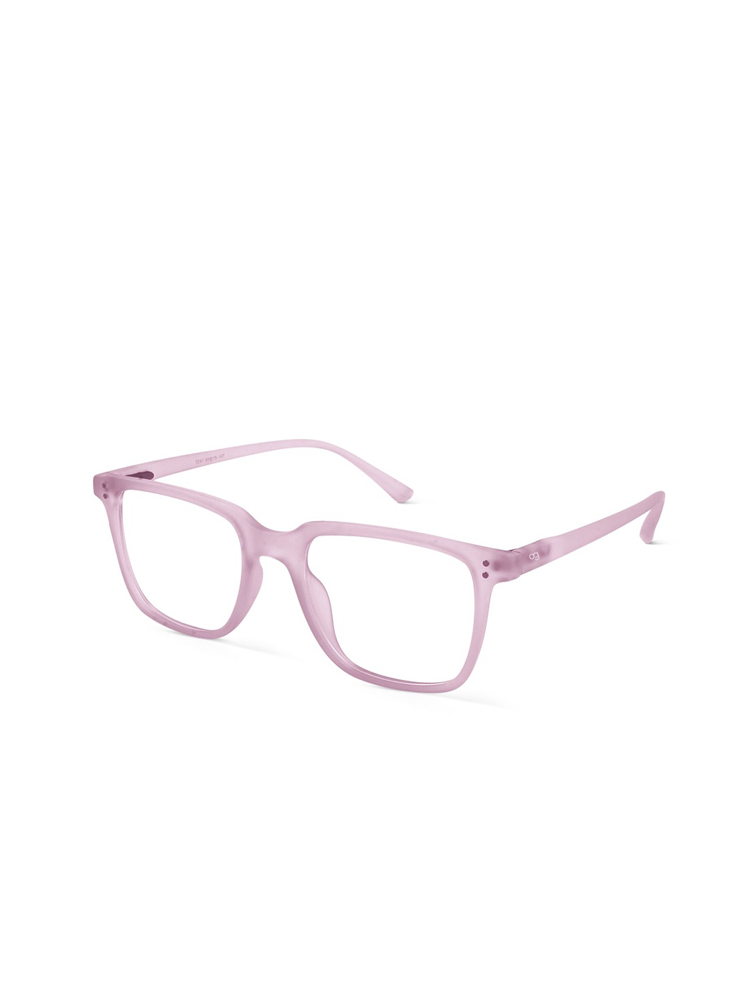 

Woggles Unisex Full Rim Square Frames, Pink