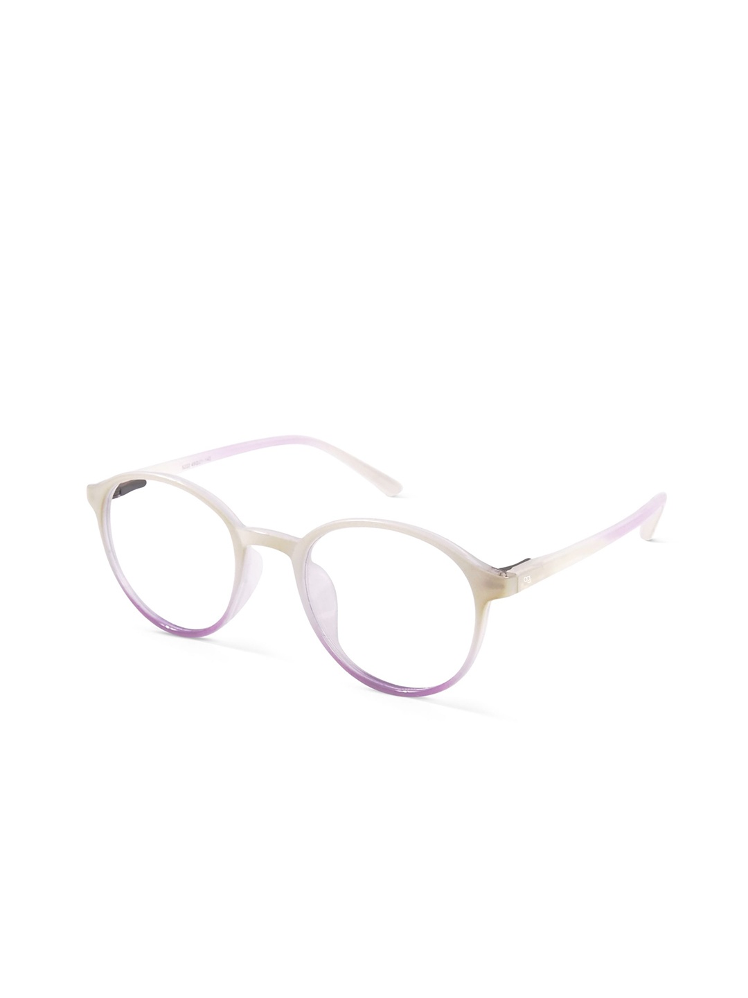 

Woggles Matrix Vision Unisex Full Rim Round Frames, White