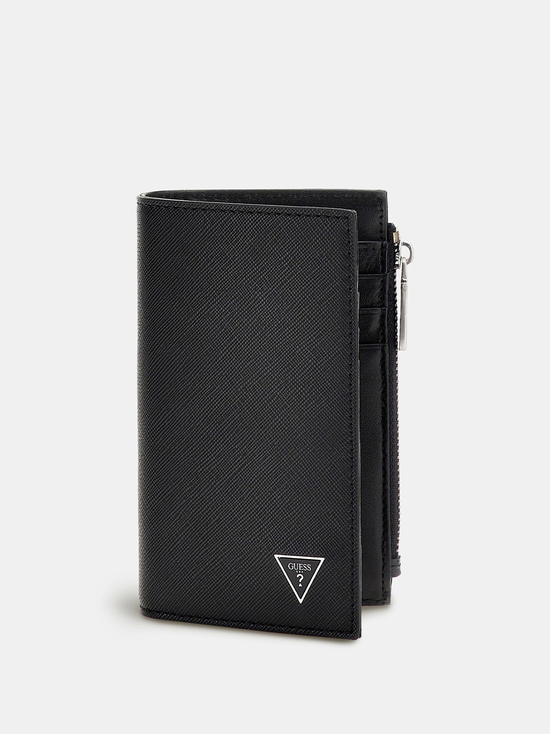

GUESS Men PU Card Holder, Black