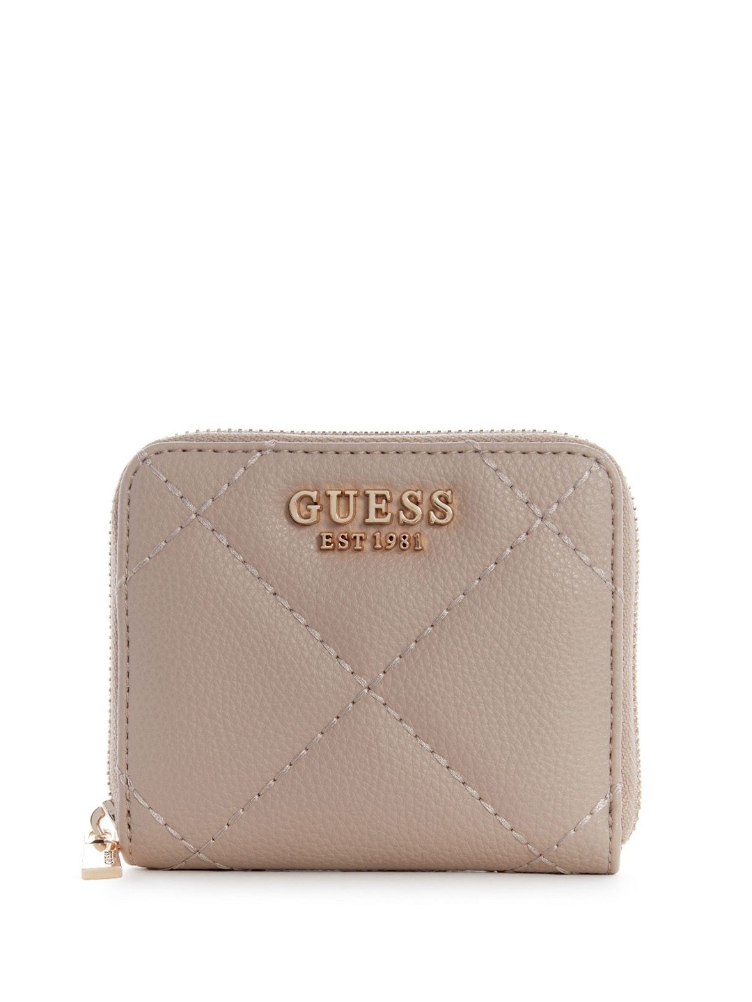 

GUESS Women PU Two Fold Wallet, Beige