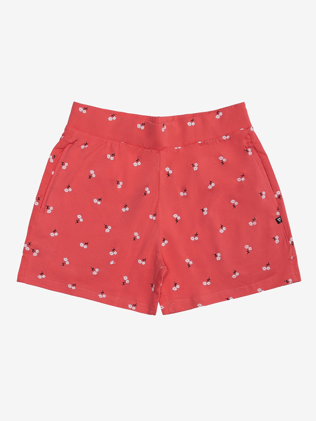 

PROTEENS Women Printed Cotton Shorts, Red