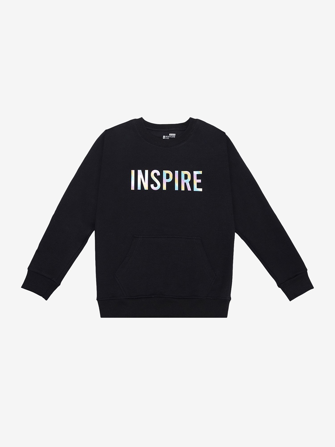 

Bodycare Kids Girls Printed Sweatshirt, Black