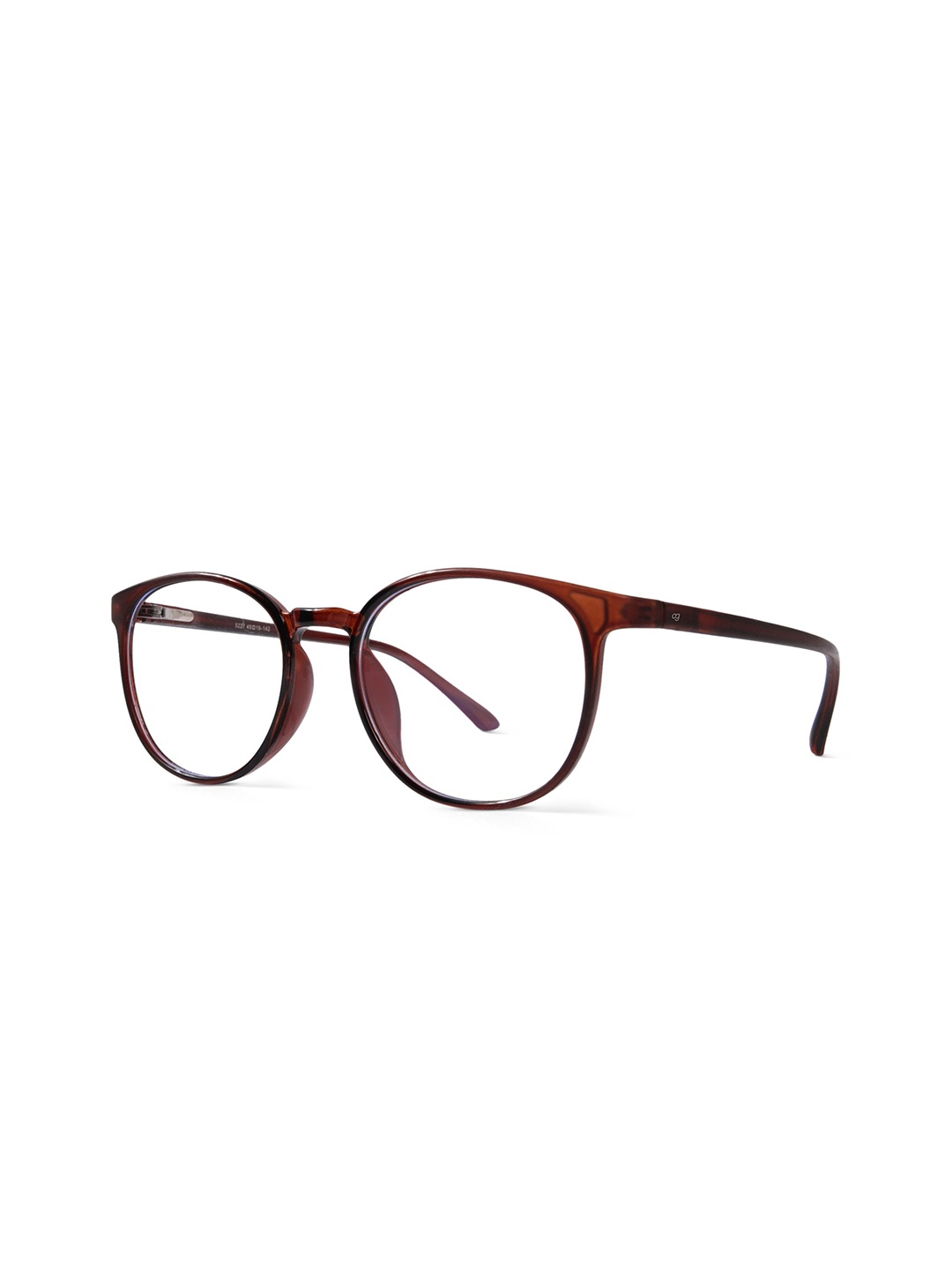 

Woggles Unisex Full Rim Round Frames, Brown