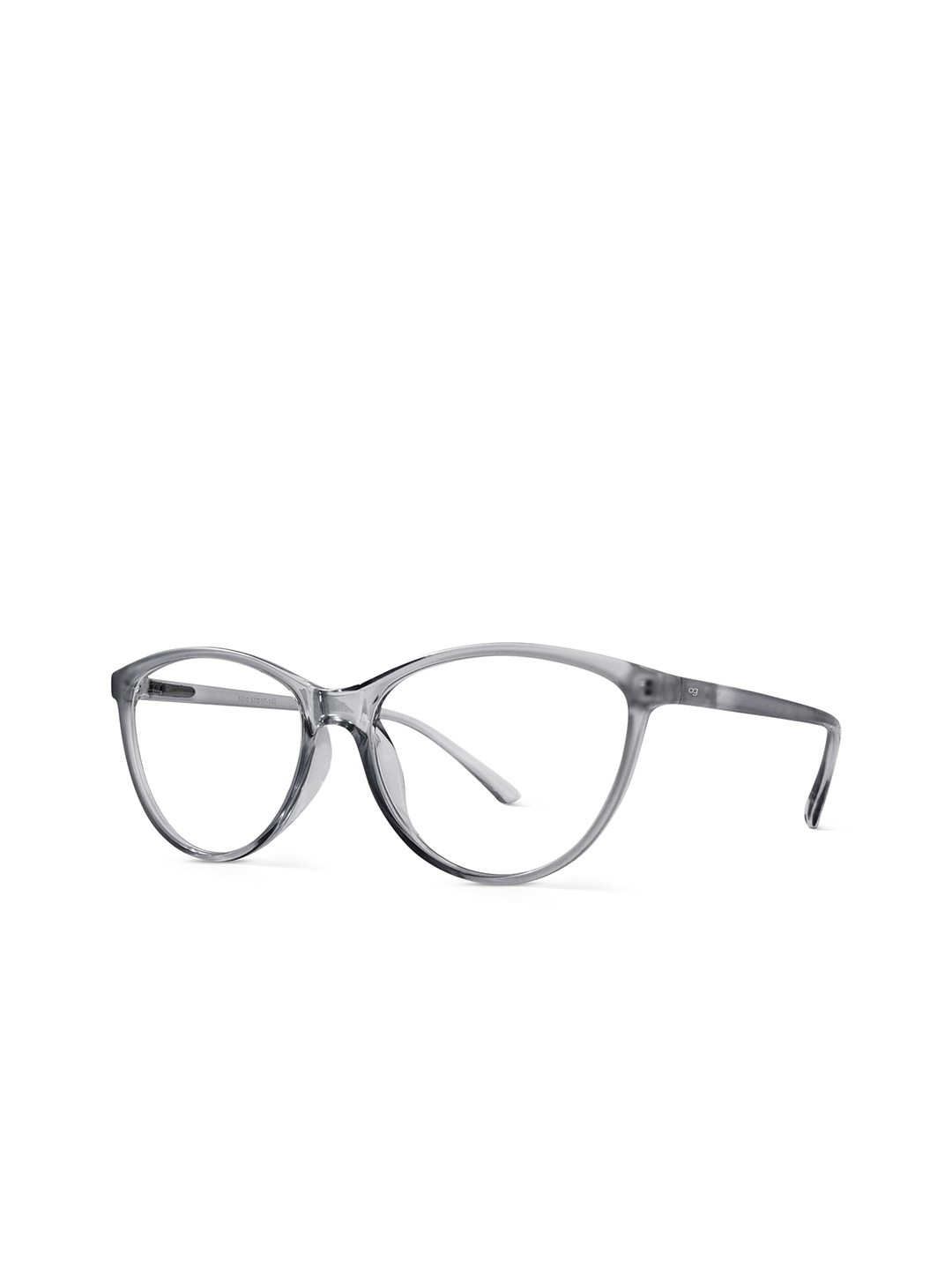 

Woggles Unisex Full Rim Cateye Frames, Grey