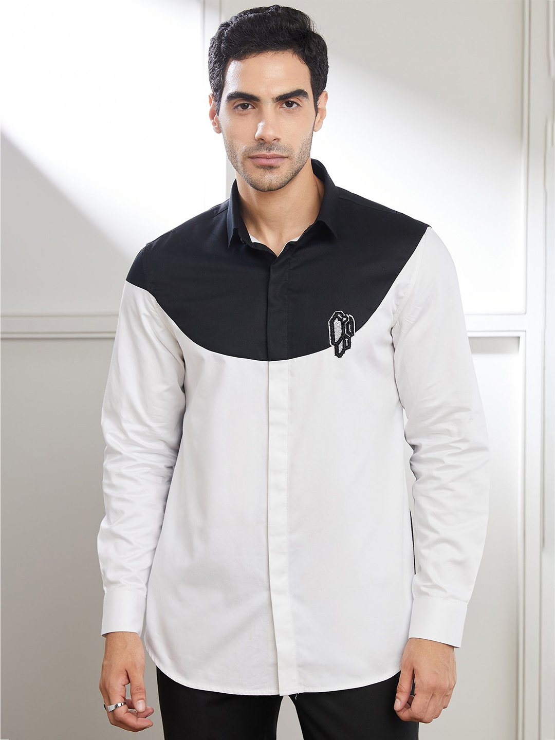 

SEVENDC Men Premium Opaque Casual Shirt, White