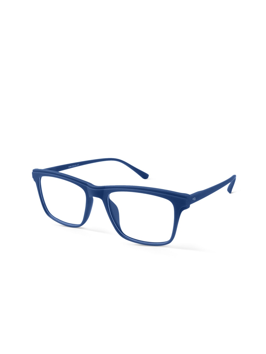 

Woggles Unisex Full Rim Rectangle Frames, Blue