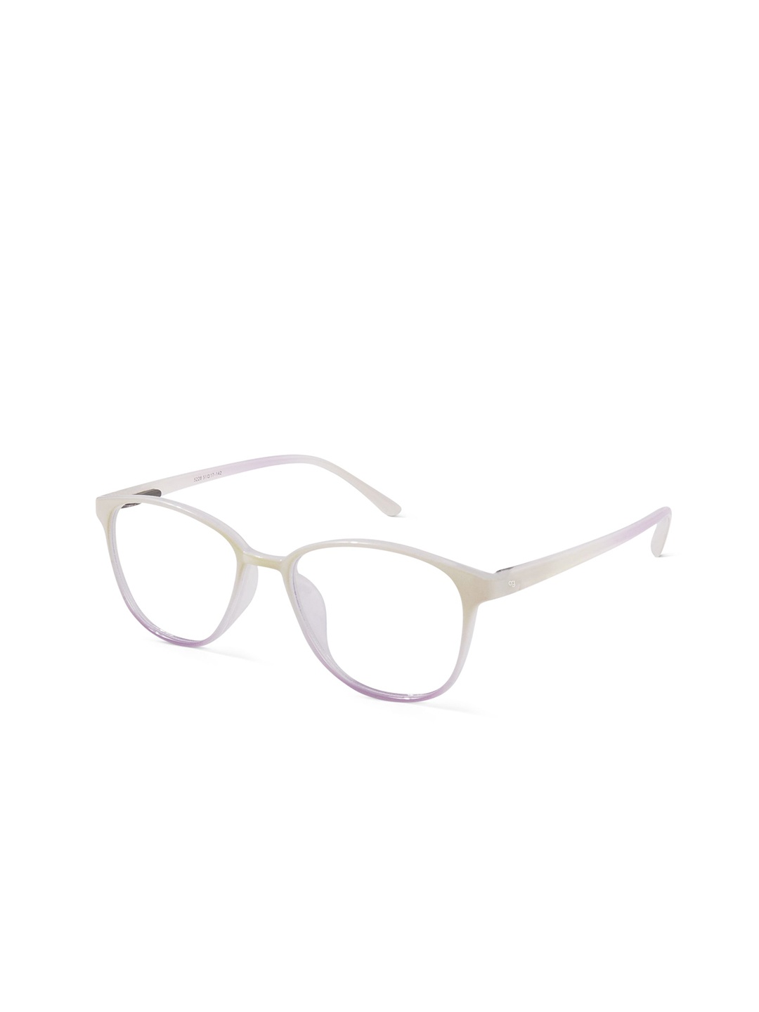 

Woggles Unisex Full Rim Square Frames, White