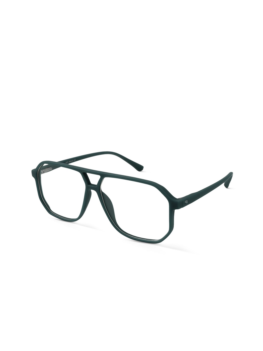 

Woggles Tangy Lime Unisex Full Rim Oversized Frames, Green