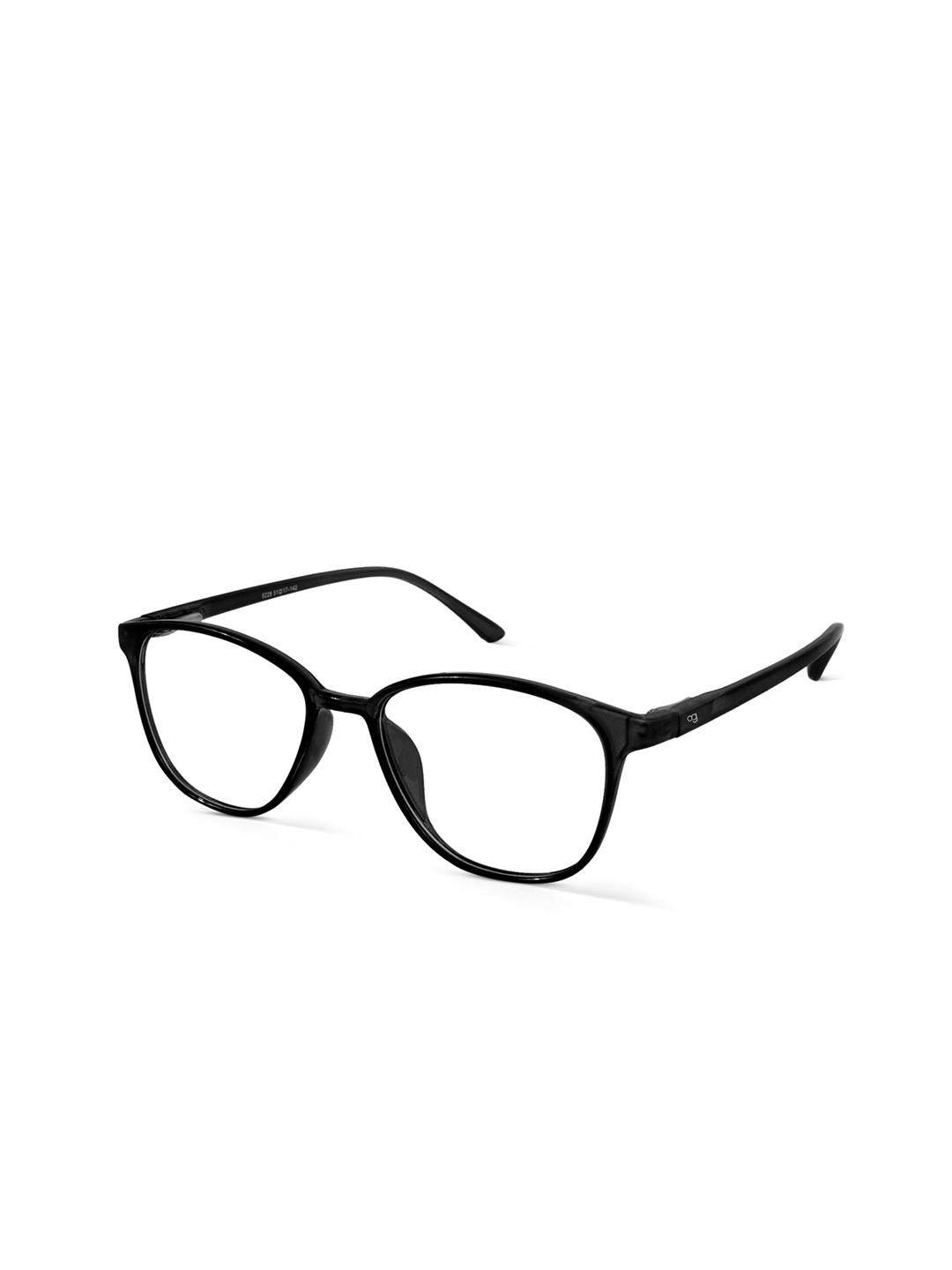 

Woggles Spectra Slice Unisex Full Rim Square Frames, Transparent