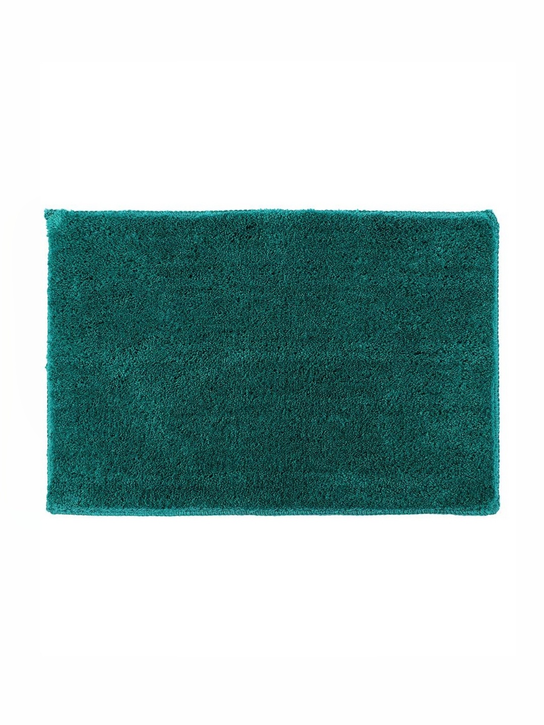 

Pano Madrid Teal-Green Tufted 1300 GSM Microfiber Rectangular Anti Skid Bath Rug