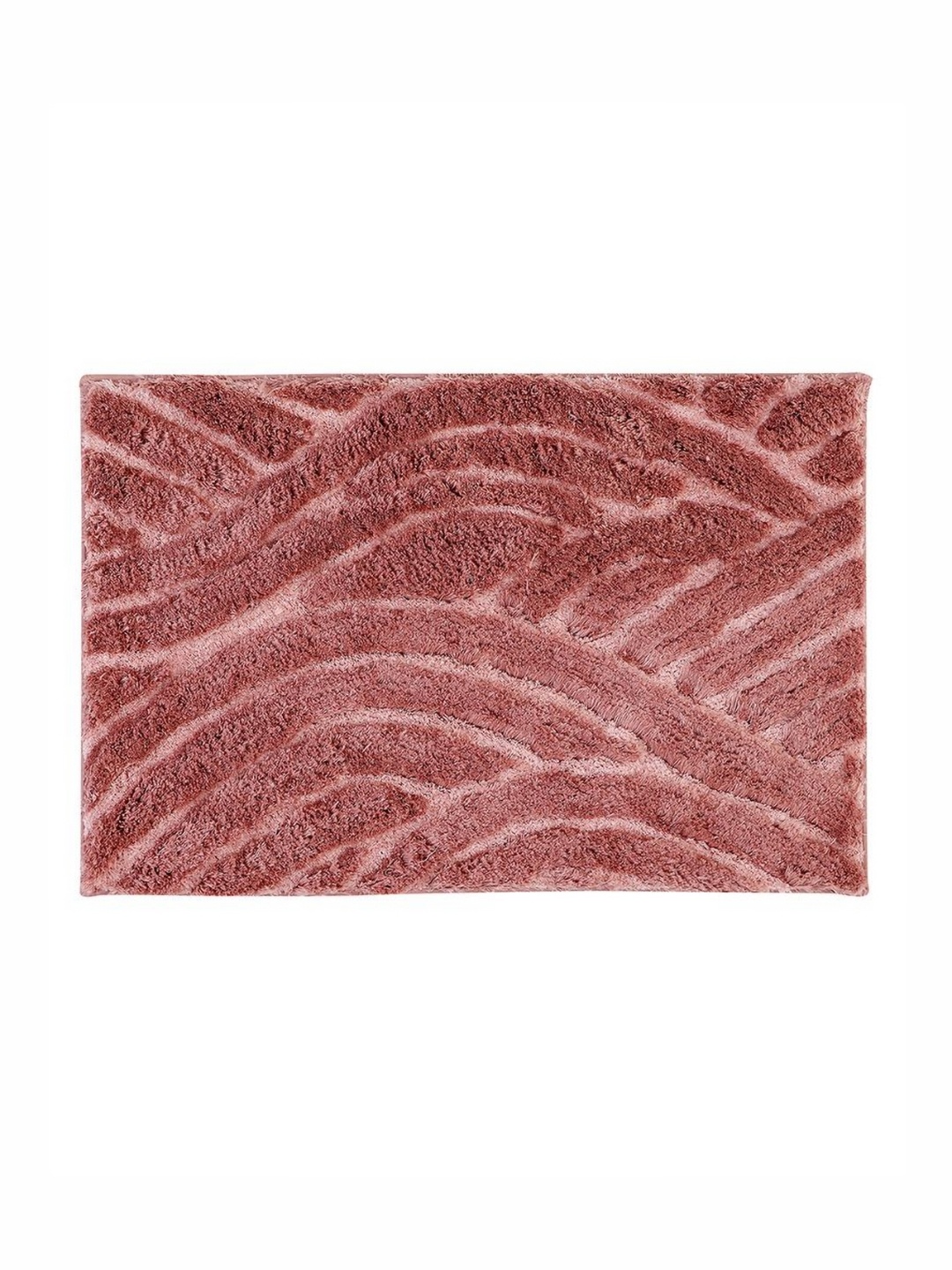 

Pano Desert Pink Abstract 1800 GSM Microfiber Tufted Rectangular Anti Skid Bath Rug