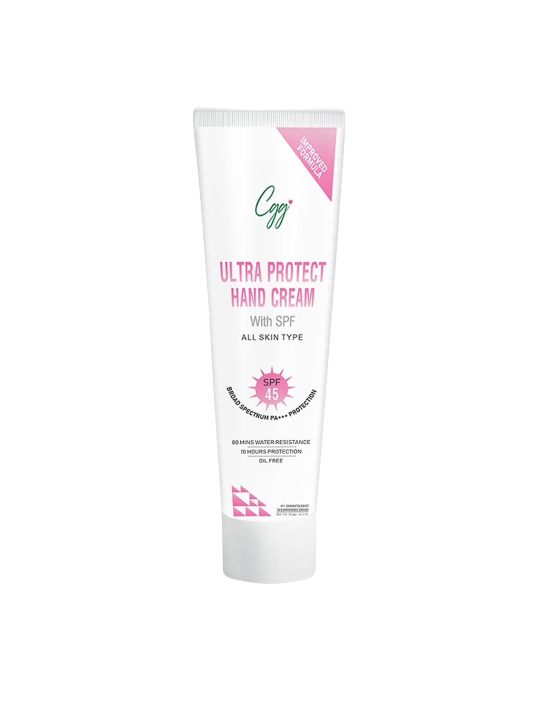 

CGG Ultra Protect Hand Cream with SPF 45 PA+++ - 30g, White