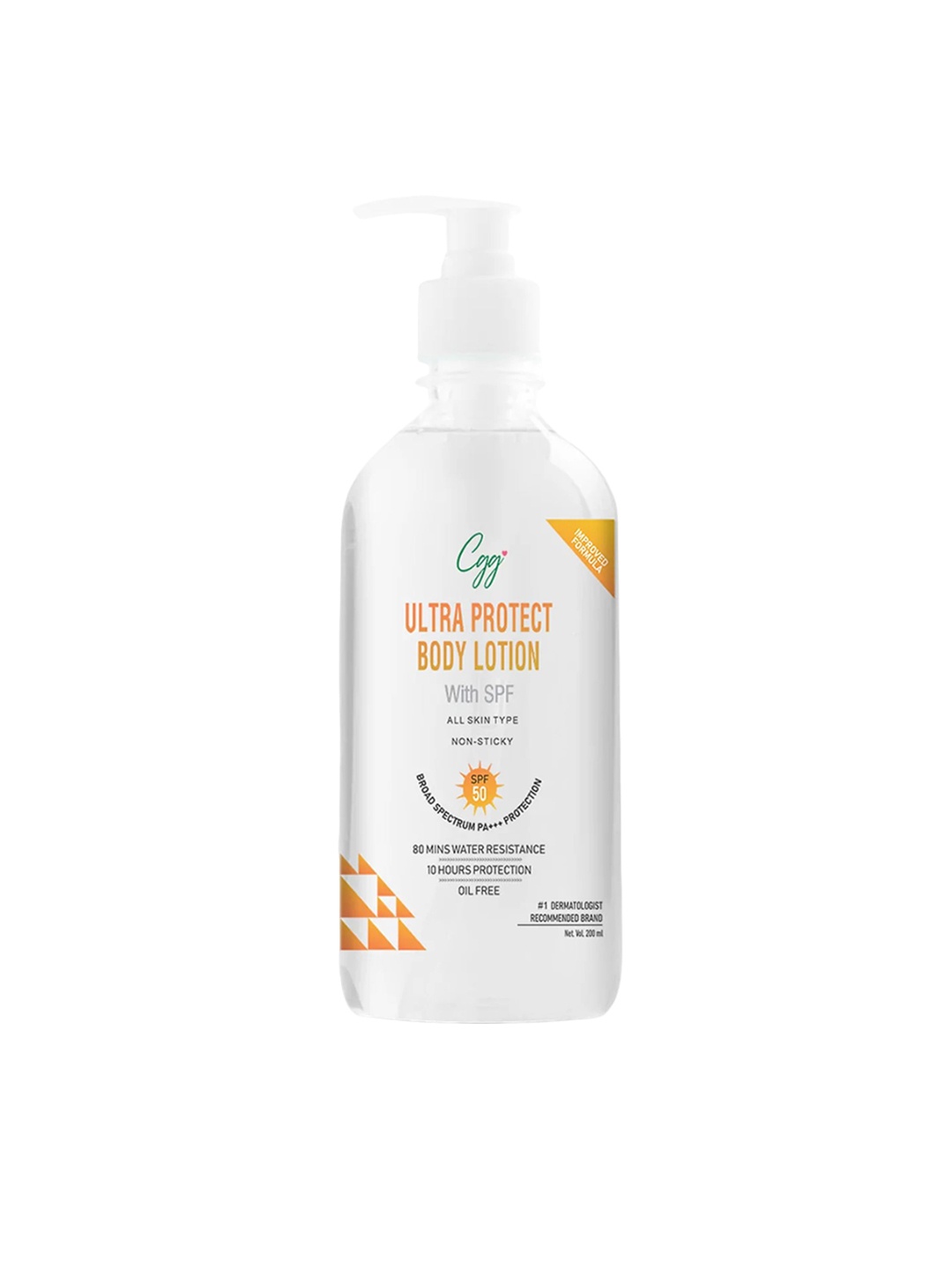 

CGG Cosmetics Ultra Protect Body Lotion With SPF 50 PA+++ - 200ml, White