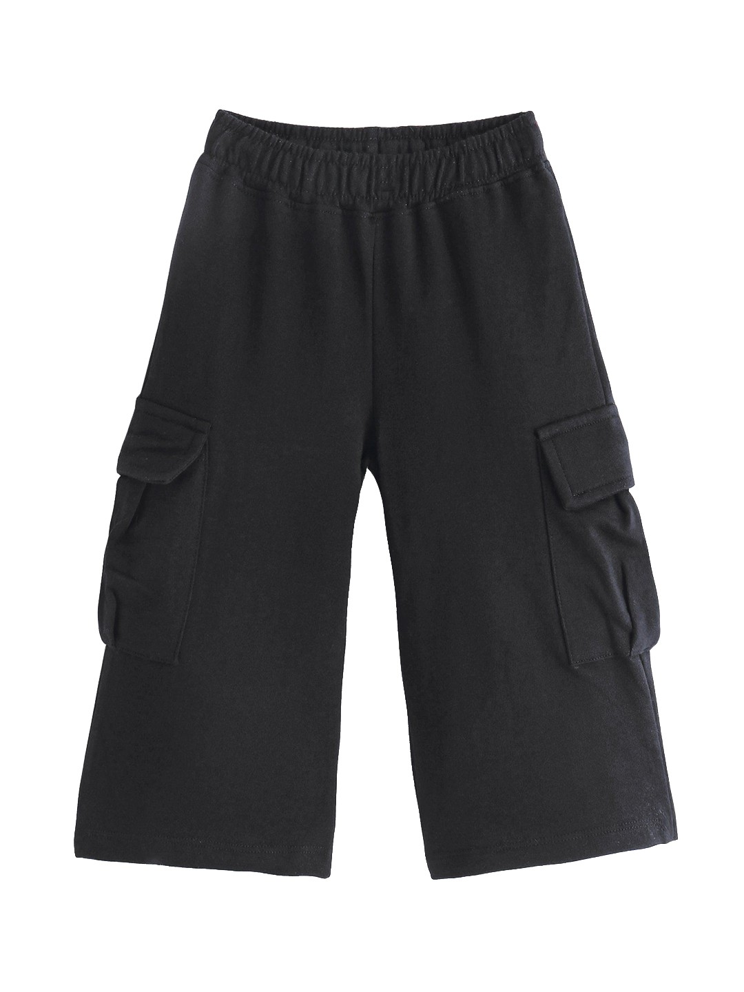 

Honeyhap Girls Pure Cotton Track Pant With Bio Finish, Black