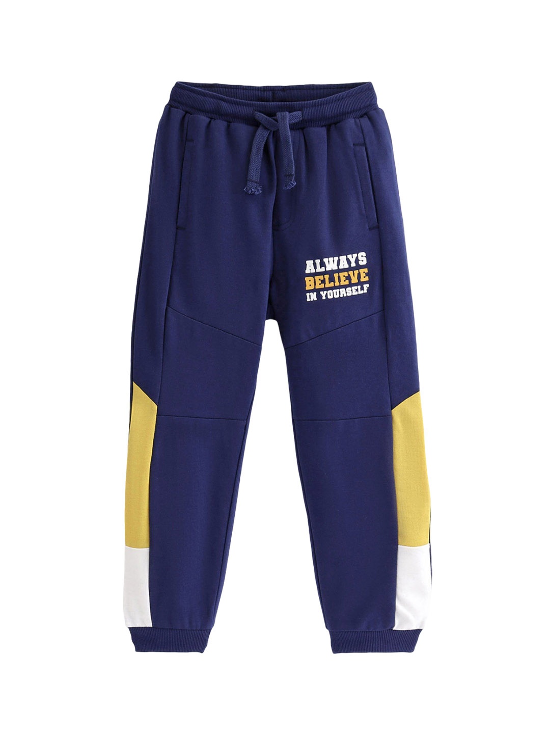 

Honeyhap Boys Printed oggers, Navy blue