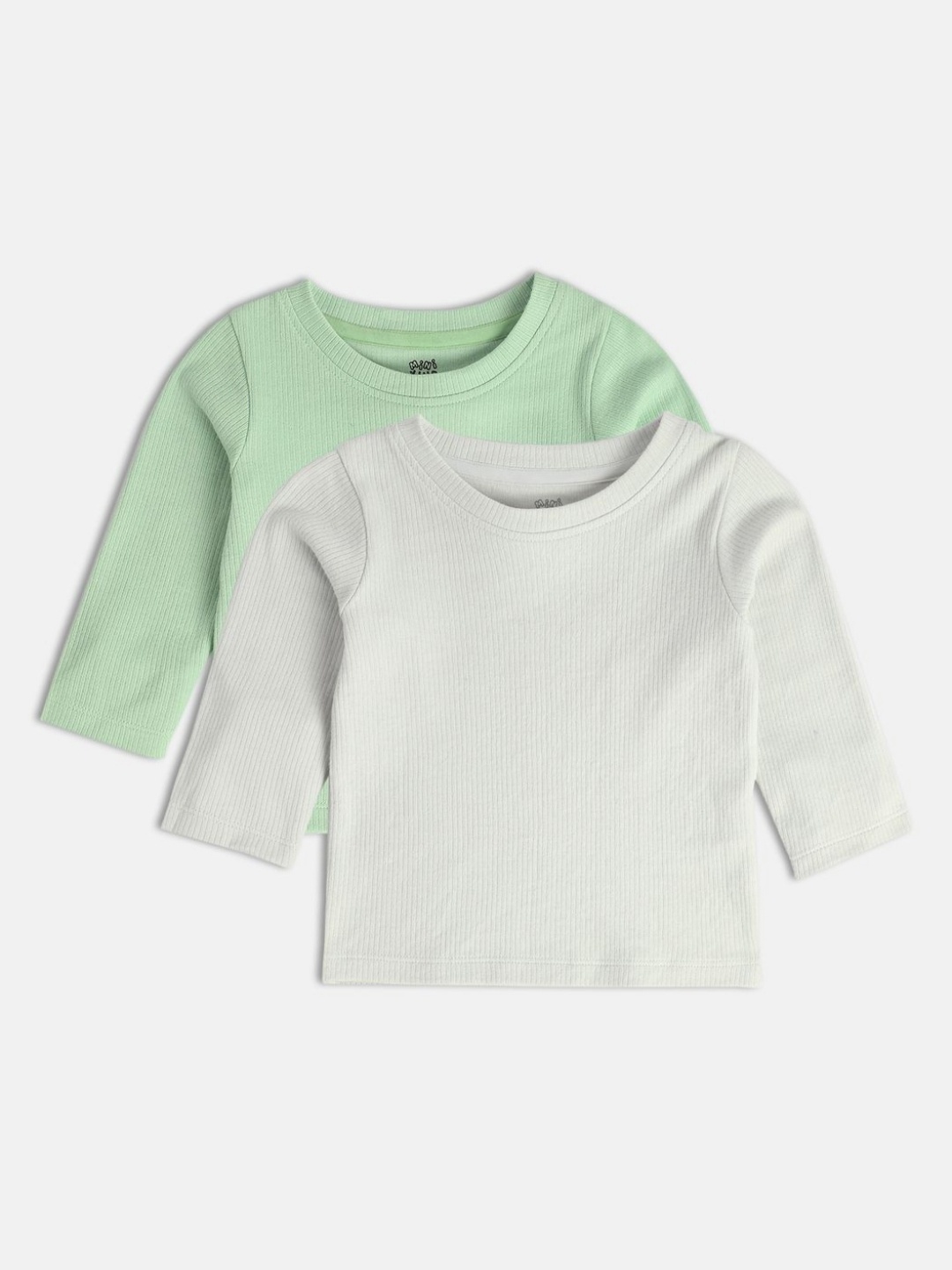 

MINI KLUB Kids Pack Of 2 Solid T-shirt, Green