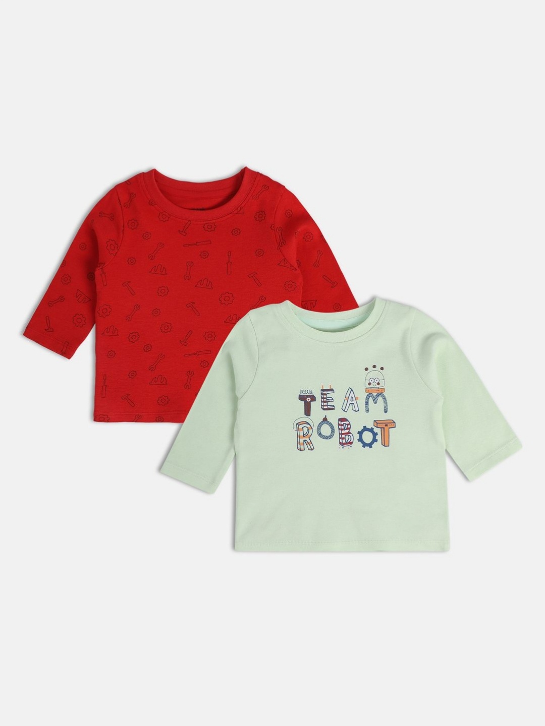 

MINI KLUB Boys Typography 2 T-shirt, Red