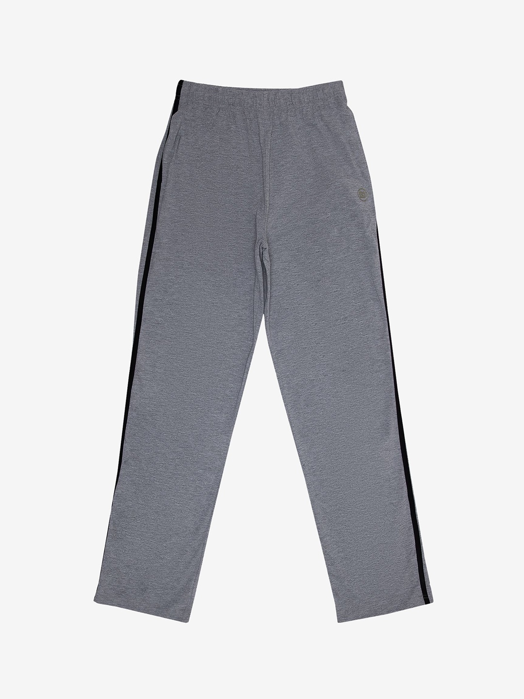 

DYCA Men Cotton Mid Rise Track Pants, Grey melange