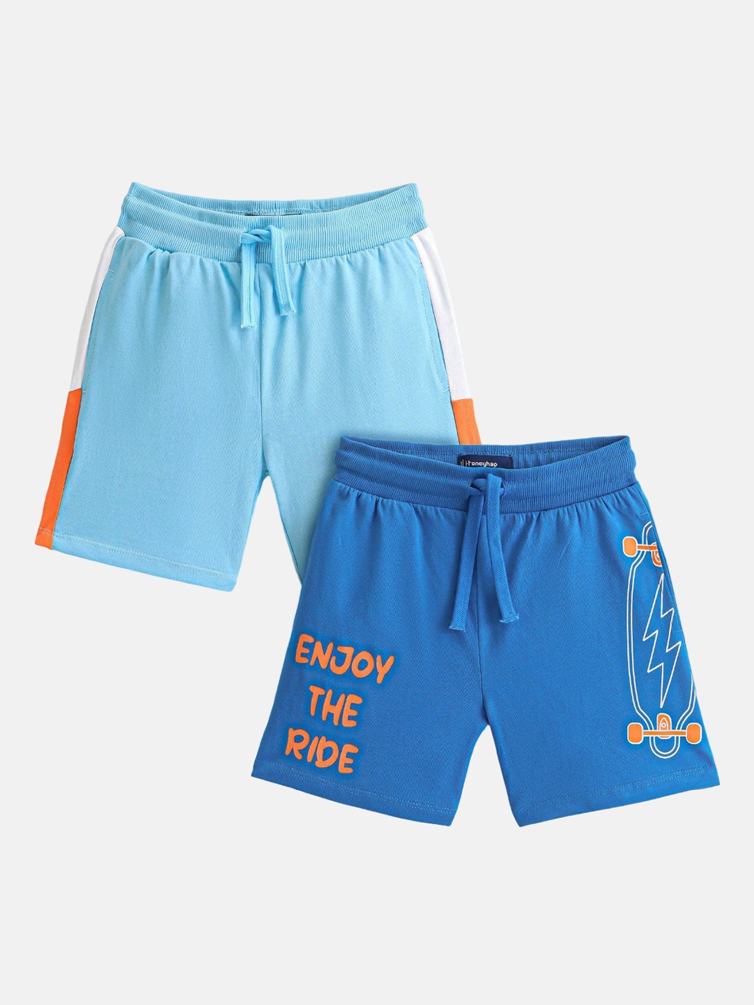 

Honeyhap Boys Cotton Outdoor Regular Fit Shorts, Blue