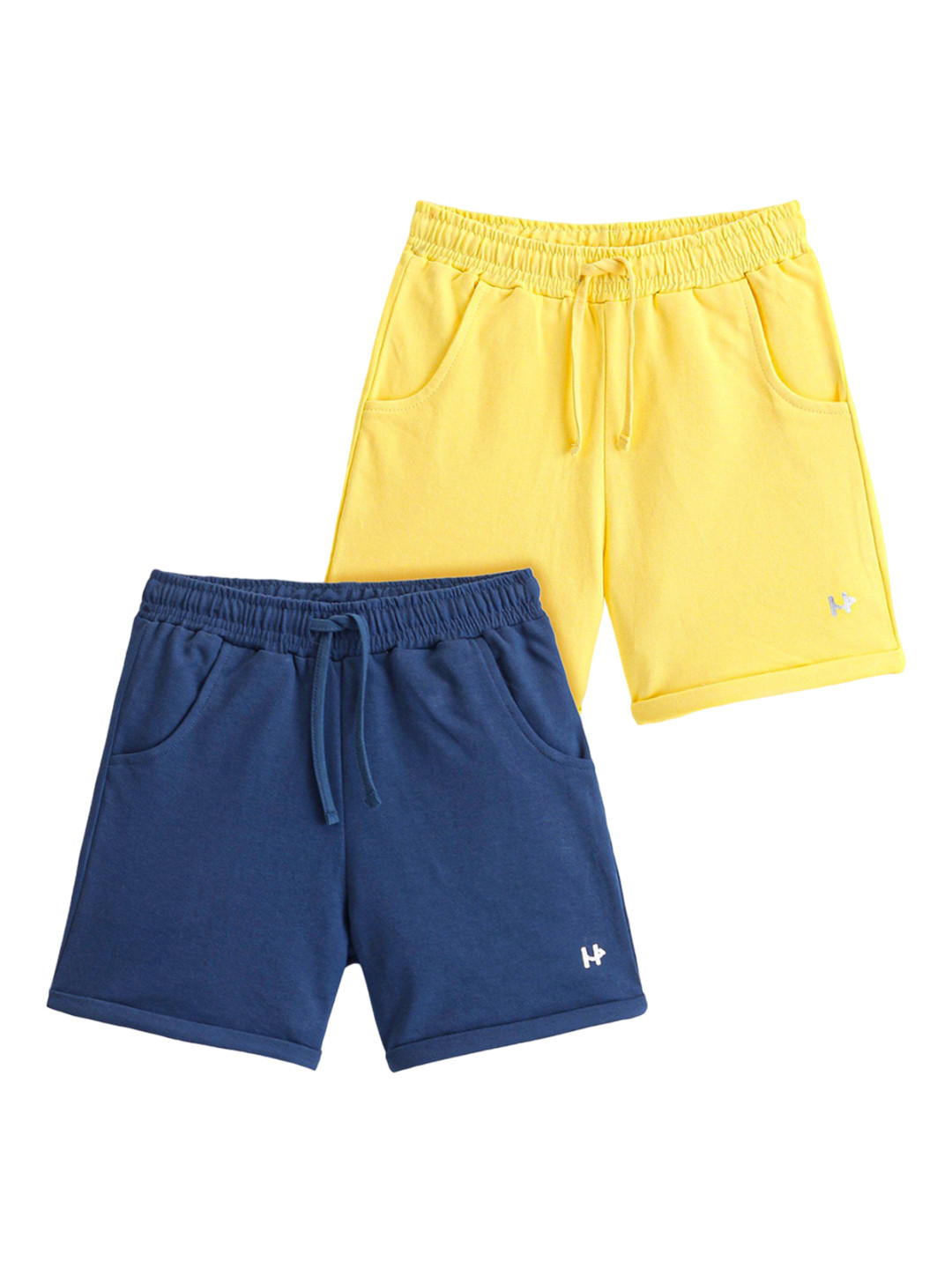 

Honeyhap Pack OF 2 Girls Outdoor Sport Regular Fit Shorts, Yellow