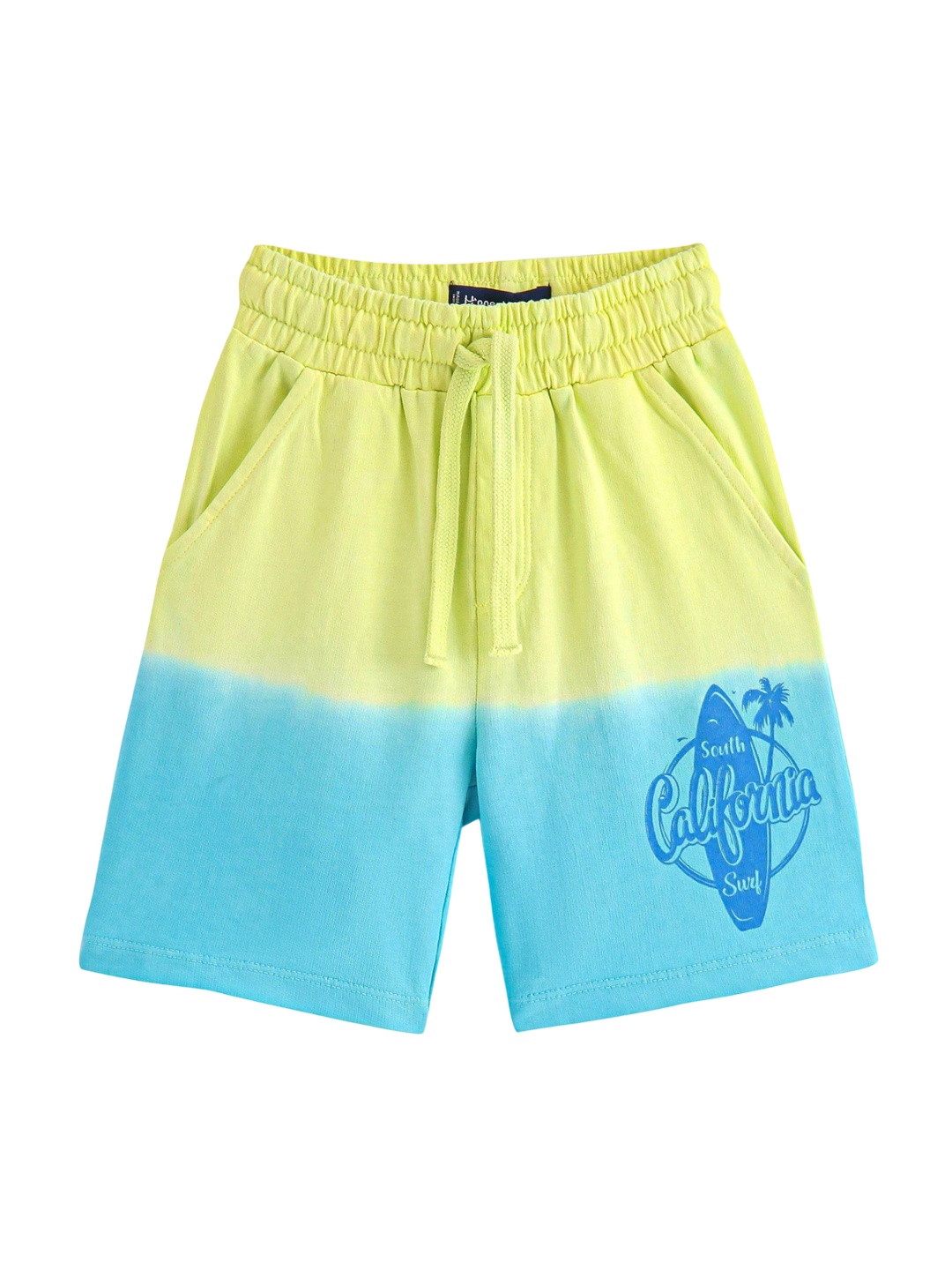 

Honeyhap Boys Printed Cotton Mid-Rise Outdoor Shorts, Green