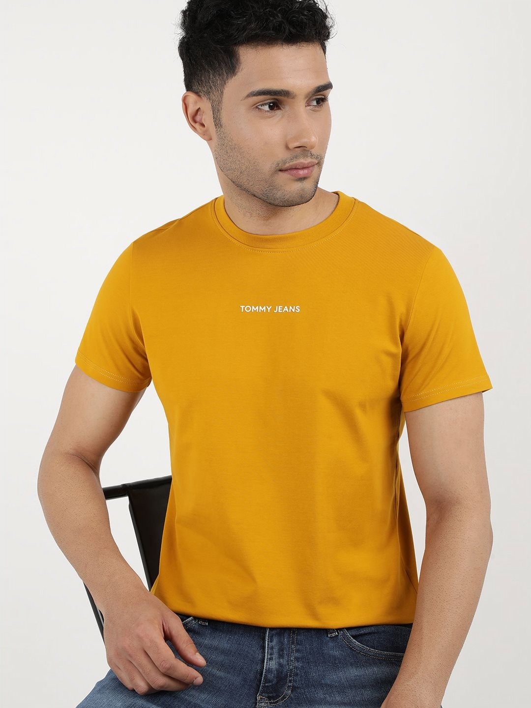 

Tommy Hilfiger Men Slim Fit T-shirt, Yellow