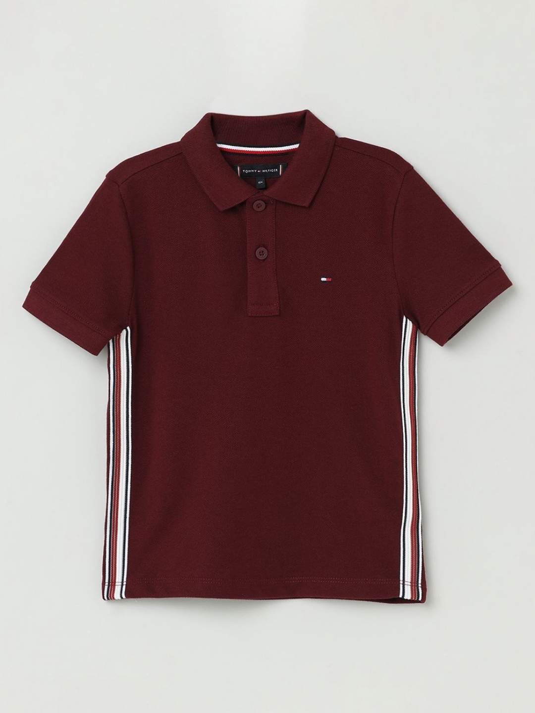 

Tommy Hilfiger Boys Polo Collar T-shirt, Red
