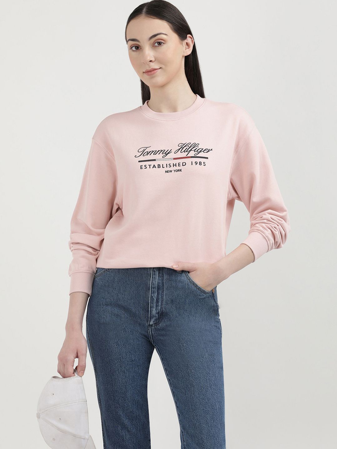 

Tommy Hilfiger Women Printed Sweatshirt, Pink