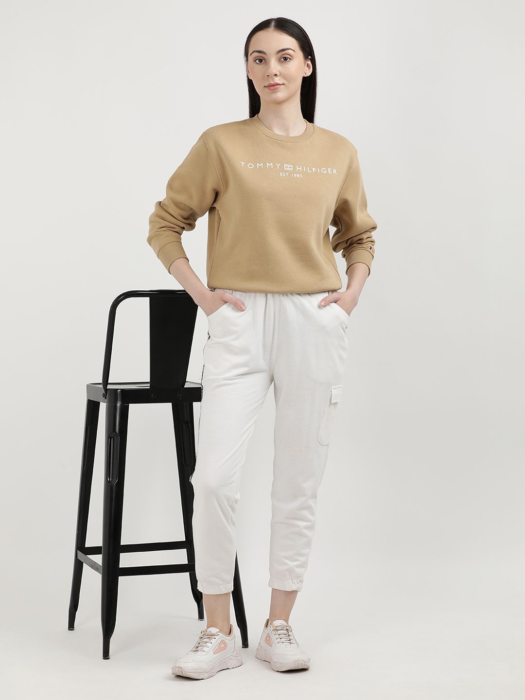 

Tommy Hilfiger Women Sweatshirt, Beige