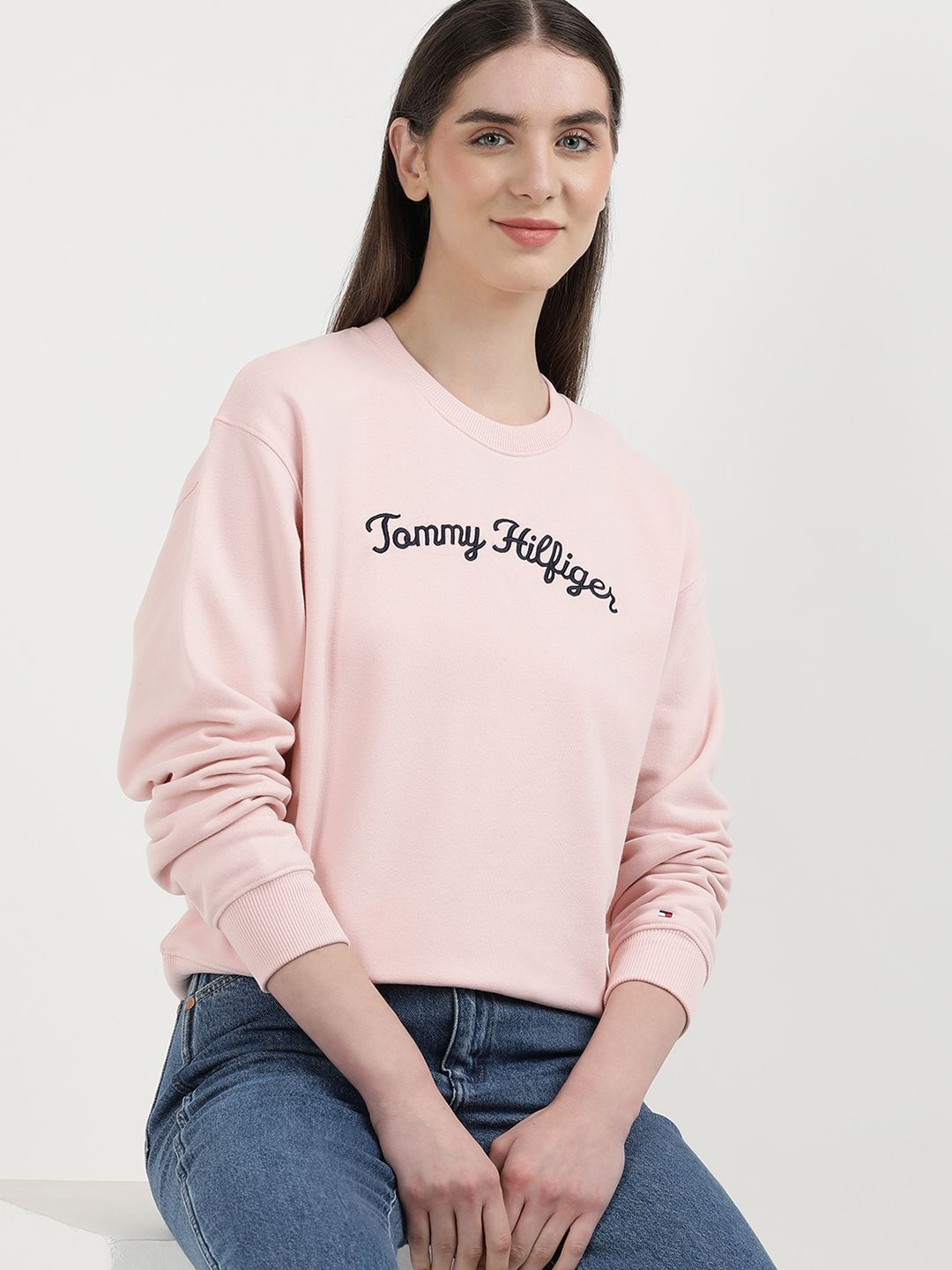 

Tommy Hilfiger Women Printed Sweatshirt, Pink