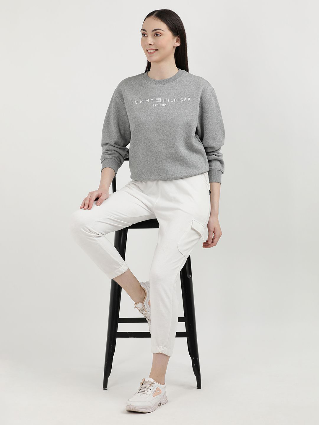 

Tommy Hilfiger Women Sweatshirt, Grey