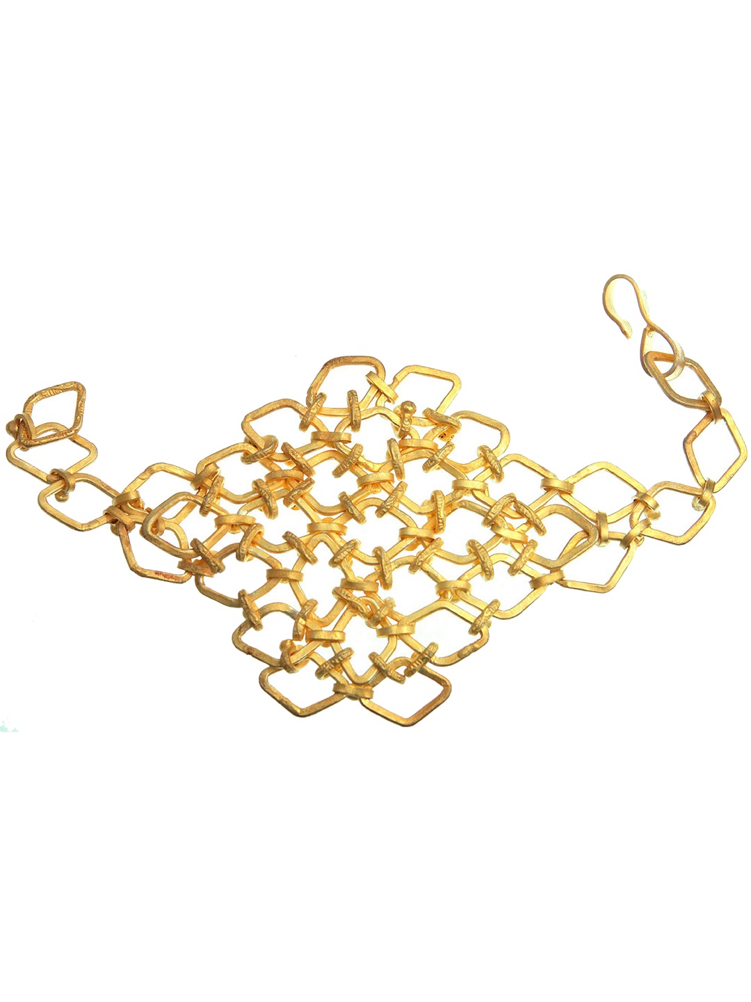 

Exotic India Sterling Silver Gold-Plated Bracelet
